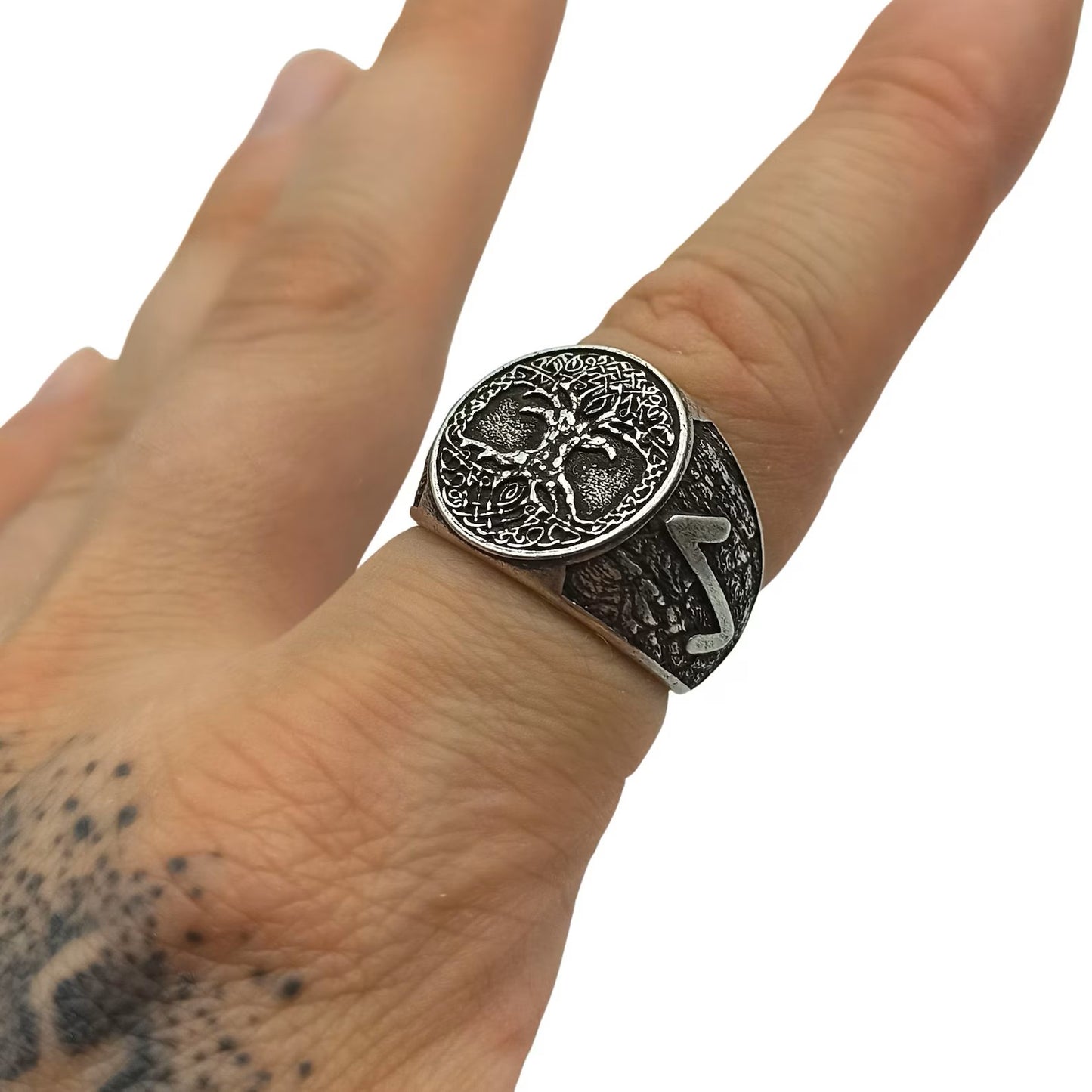 Yggdrasil Tree of Life Ring | Norse Celtic Pagan Jewelry