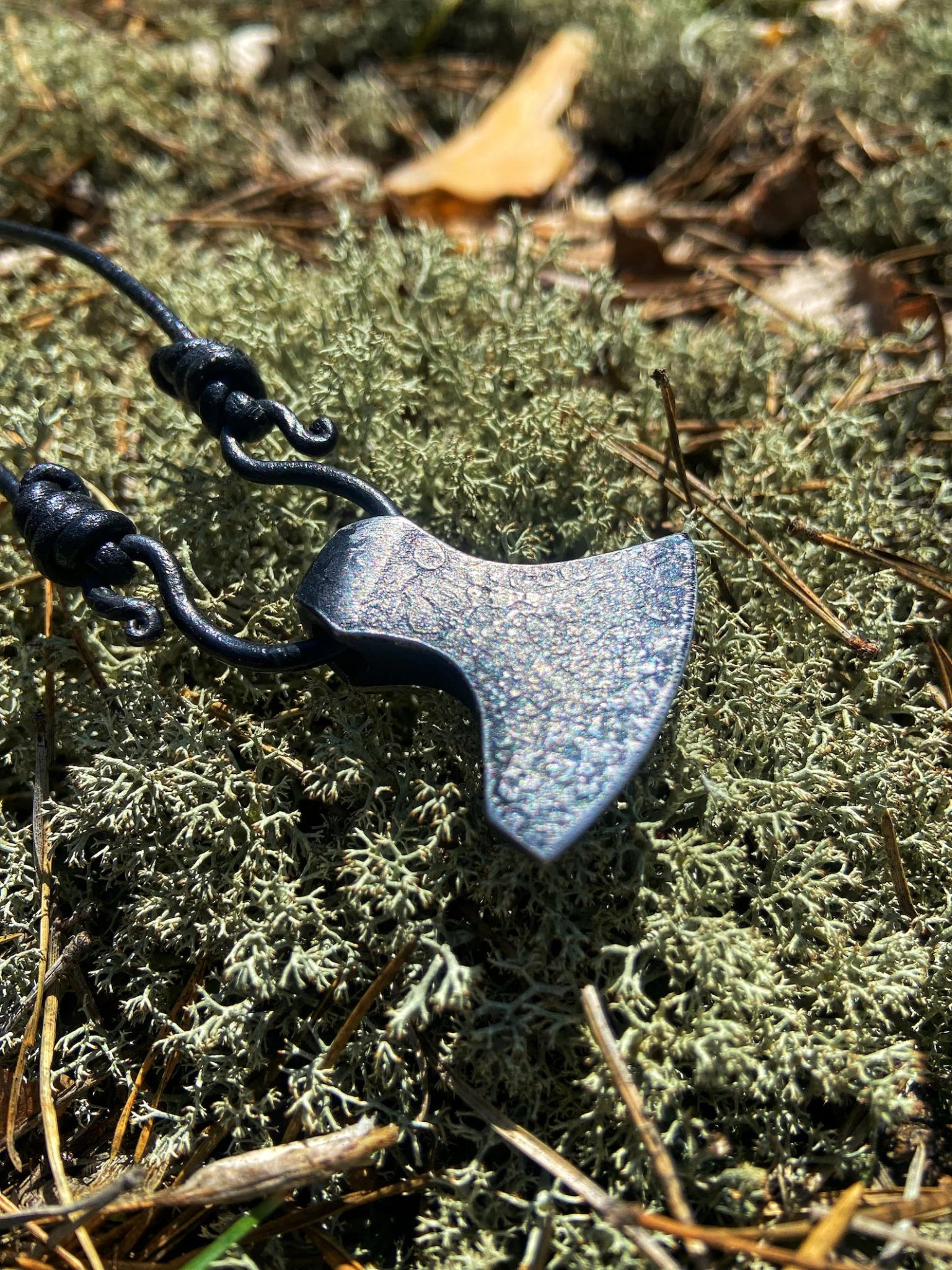 Axe Hand Forged Ax Pendant Viking pendant Scandinavian necklace Nordic – Viking Pendant | Norse runes & Nordic jewelry