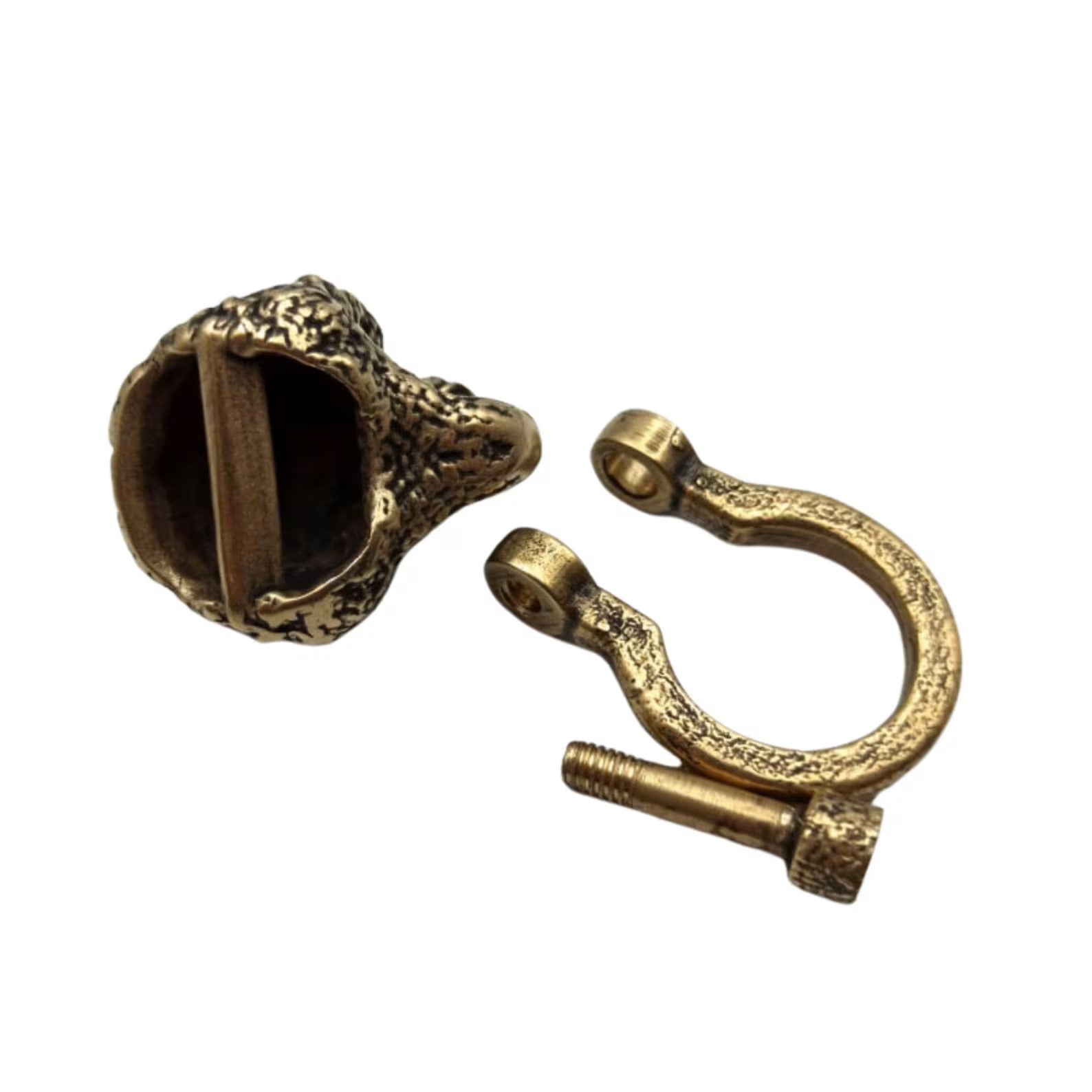 Bear Head Paracord Shackle Clasp Buckle, Accessories Supplies – Viking Accessories | Norse runes & Nordic jewelry