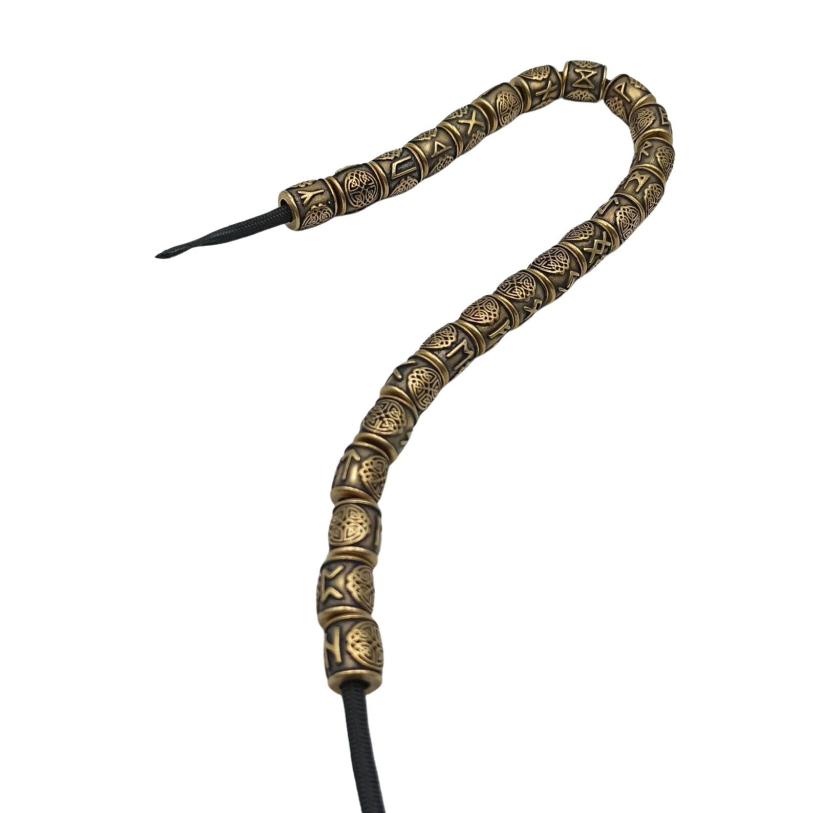 Elder futhark runes beads set | Viking beard bead jewelry - 24 pc – Viking Accessories | Norse runes & Nordic jewelry