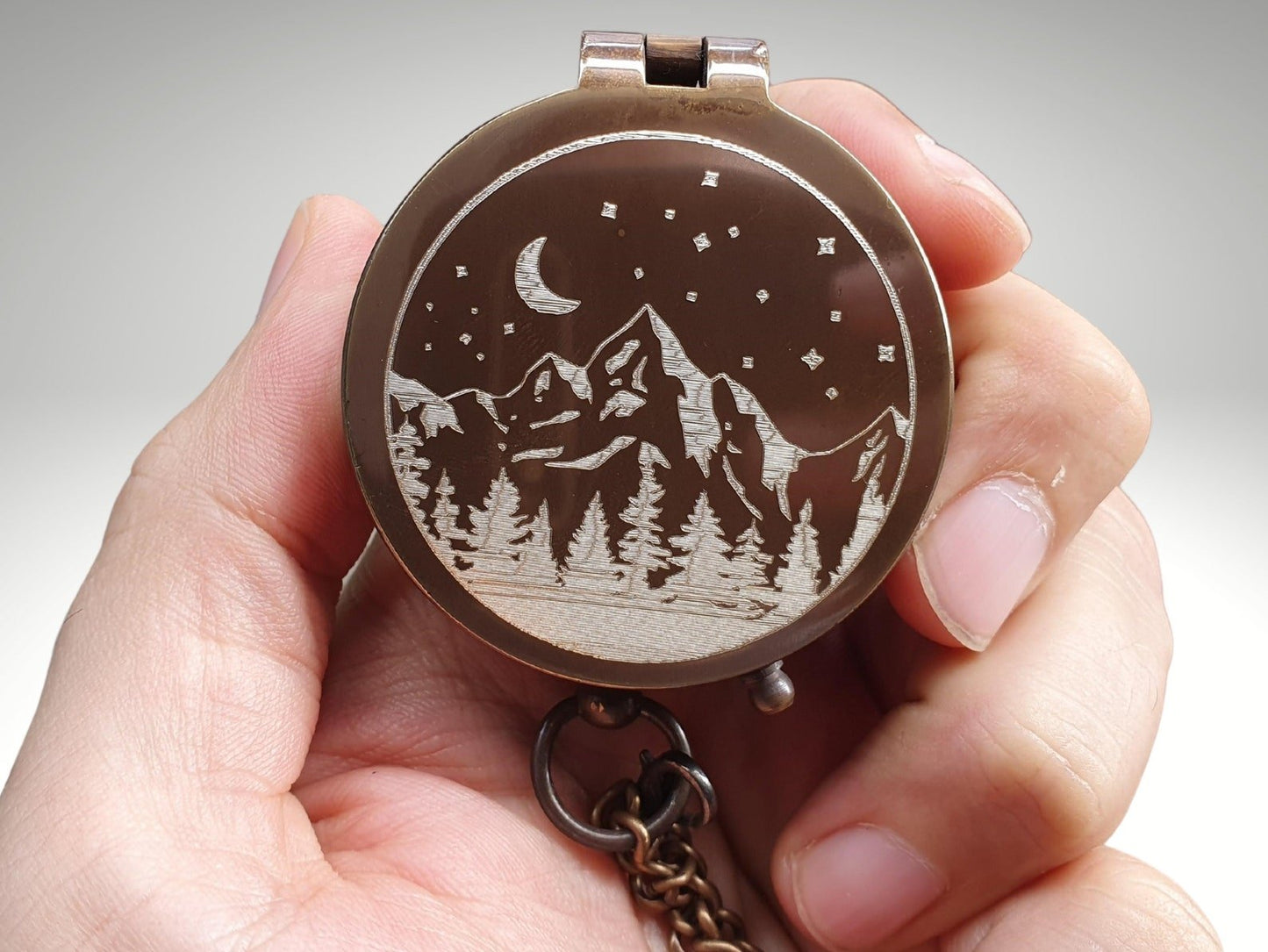 Engraved Compass, Personalized Gifts for Men, Custom Working Compass – Viking Accessories | Norse runes & Nordic jewelry