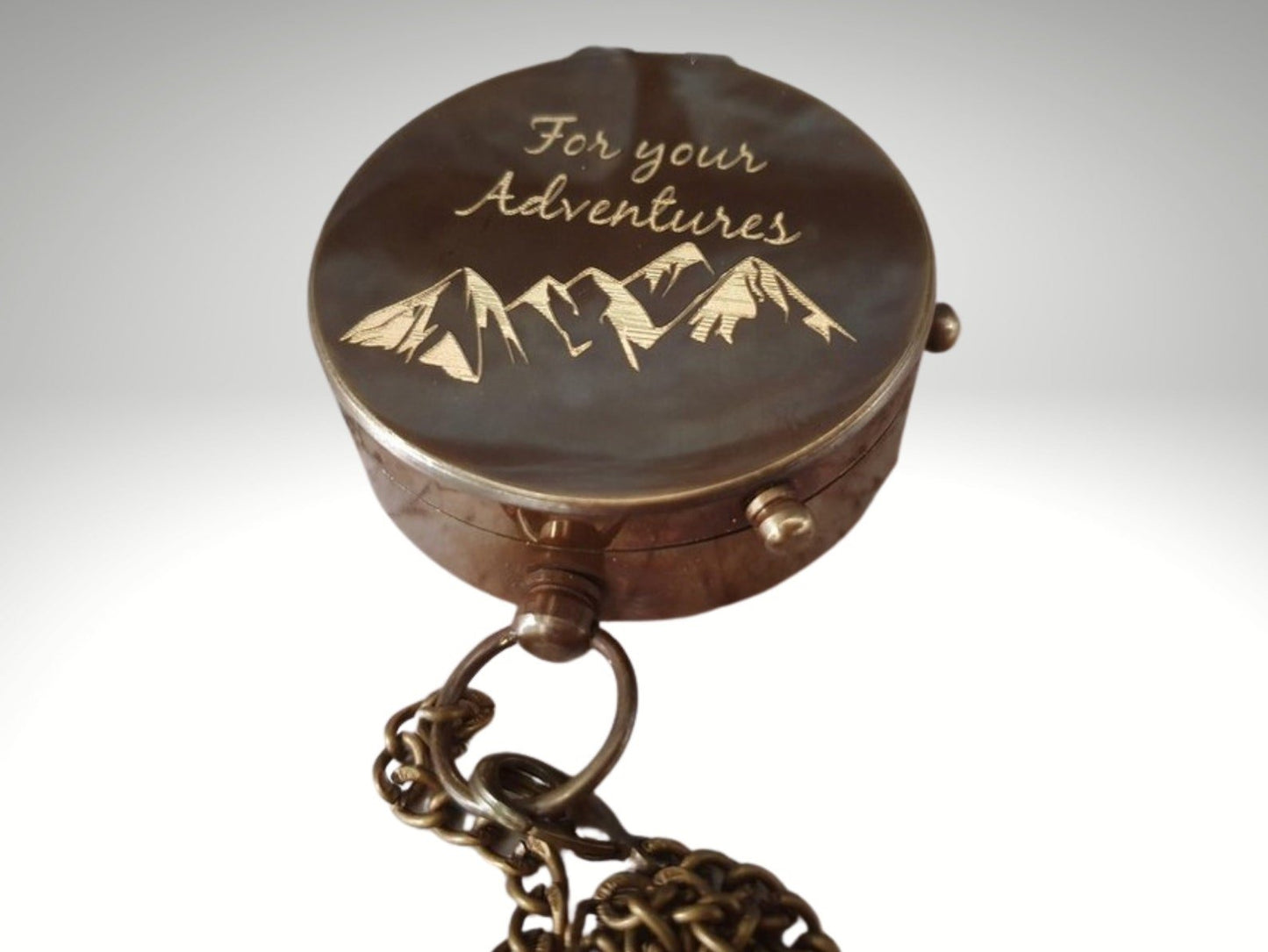 Engraved Compass, Personalized Gifts for Men, Custom Working Compass – Viking Accessories | Norse runes & Nordic jewelry