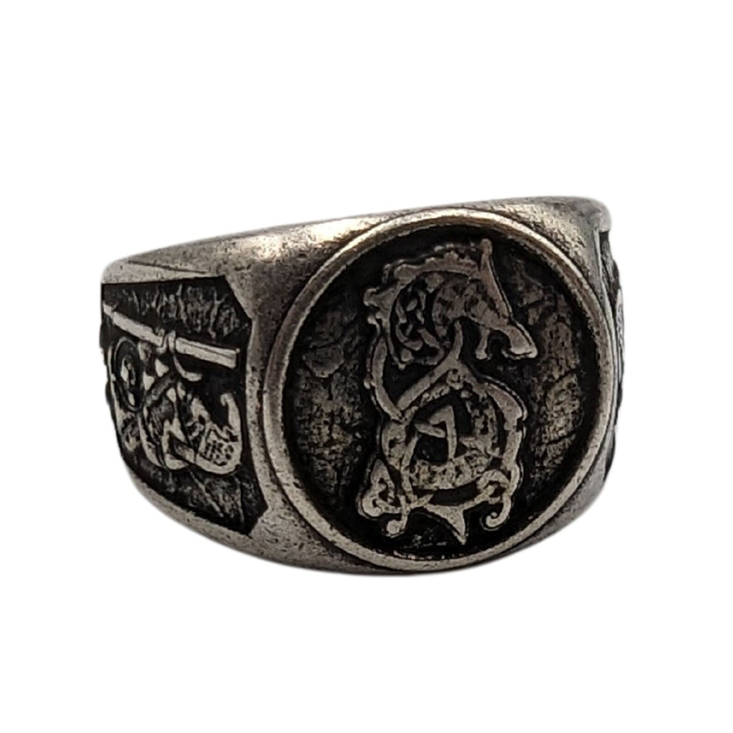 Fenrir wolf ring Norse Pagan Viking jewelry – Viking jewerly | Norse runes & Nordic jewelry