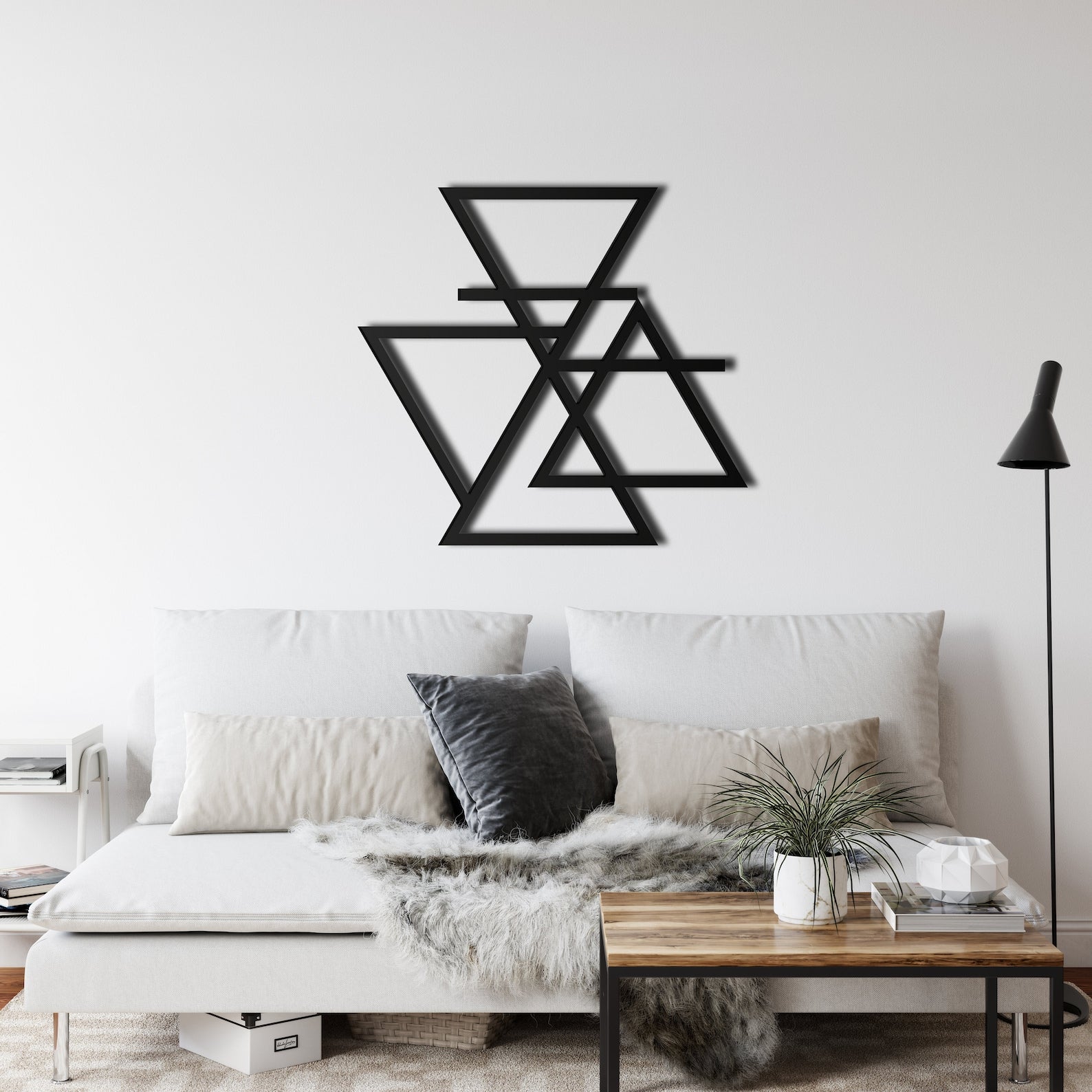 Four Elements Symbol Metal Wall Decor – Viking home decor | Norse runes & Nordic jewelry