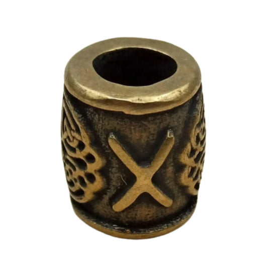 Gebo rune | viking runes beads | knife lanyard bead – Viking Accessories | Norse runes & Nordic jewelry