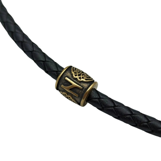 Hagalaz rune | viking beads | norse lanyard bead – Viking Accessories | Norse runes & Nordic jewelry