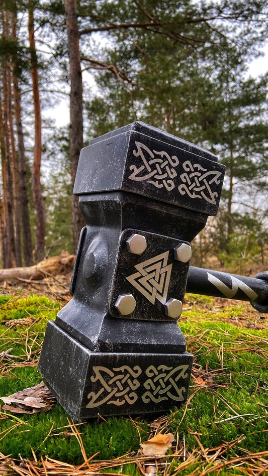 Hammer Valknut Sledgehammer Mjolnir War Hammer Thor hammer Battle Ready Viking Berserker – Viking | Norse runes & Nordic jewelry