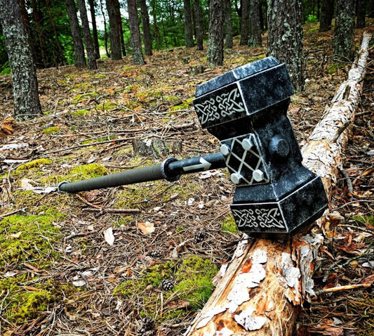 Hammer X Gungnir" Crossfit Viking Mjolnir Norse War Hammer Nordic Odin Gift Battle – Viking home decor | Norse runes & Nordic jewelry