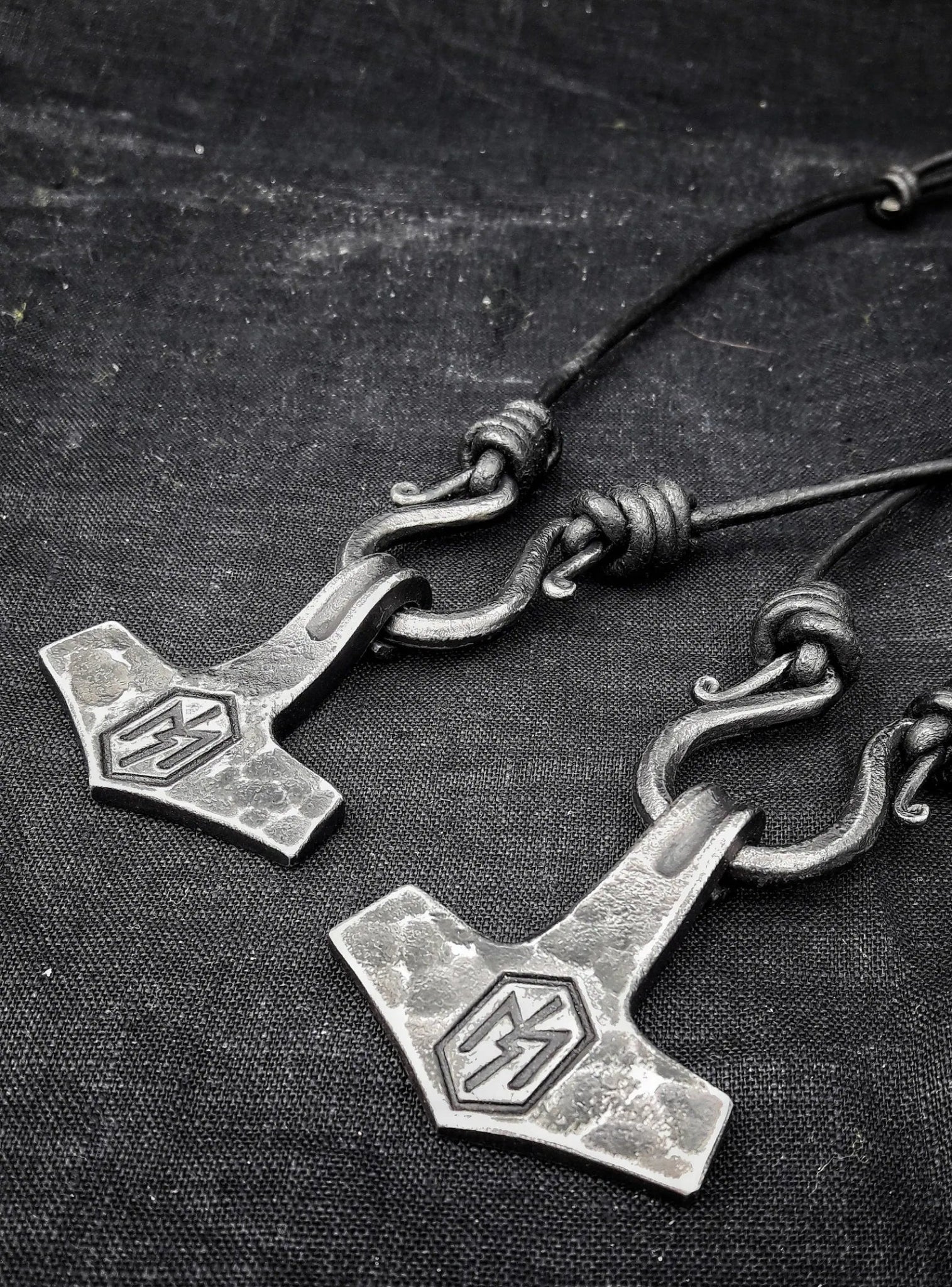 Hand Forged Mjolnir 2 Viking Thor Hammer Norse Scandinavian Odin Thor Asatru Gift – Viking Pendant | Norse runes & Nordic jewelry