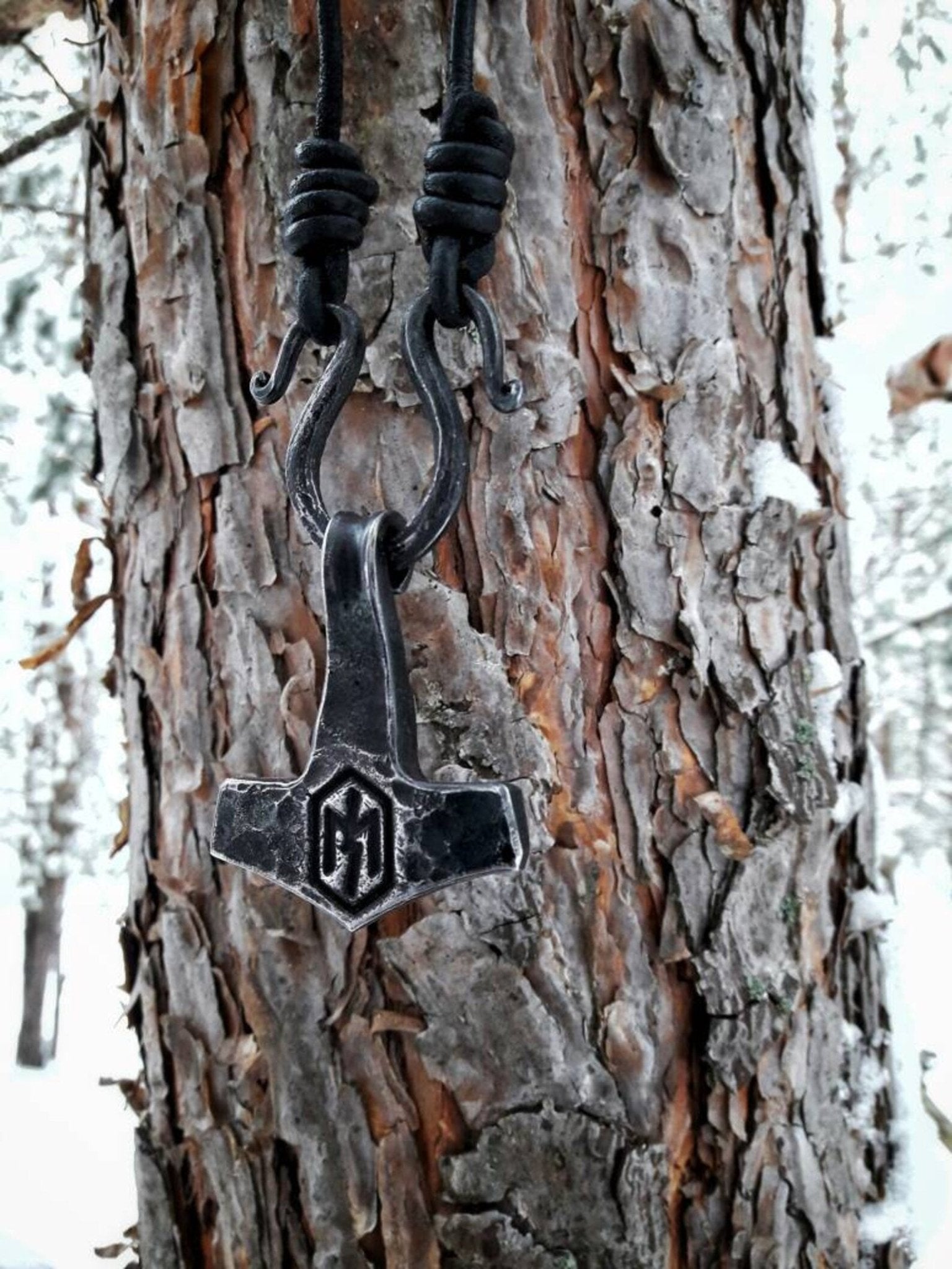 Hand Forged Mjolnir 2 Viking Thor Hammer Norse Scandinavian Odin Thor Asatru Gift – Viking Pendant | Norse runes & Nordic jewelry