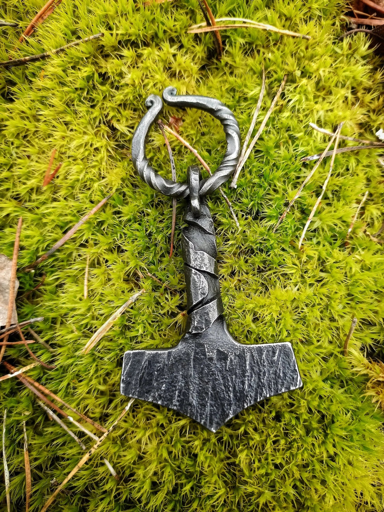 Hand Forged Mjolnir 7 Viking Thor's Hammer Norse Nordic Odin Thor Asatru Gift – Viking jewerly | Norse runes & Nordic jewelry