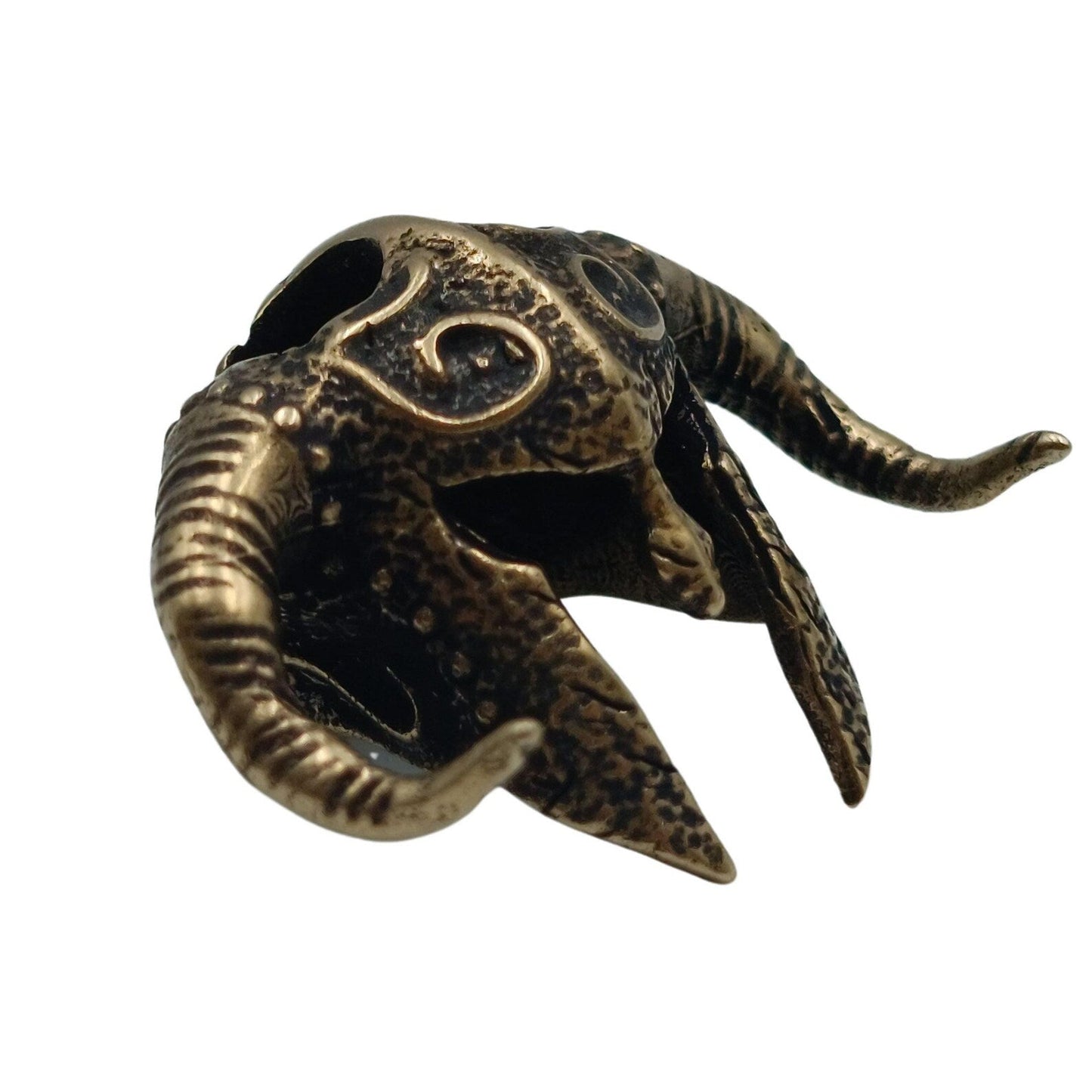 Horned viking helmet paracord bead | Knife lanyard – Viking Accessories | Norse runes & Nordic jewelry