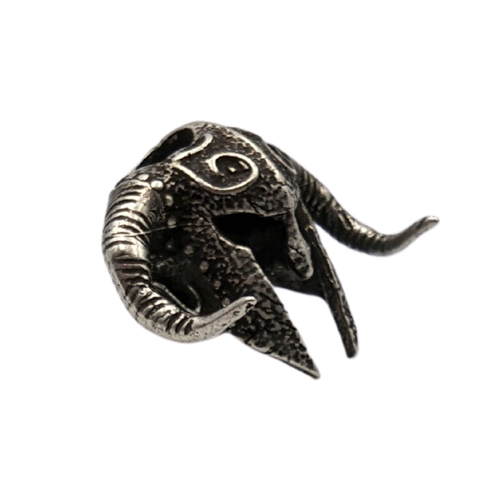 Horned viking helmet paracord bead | Knife lanyard – Viking Accessories | Norse runes & Nordic jewelry