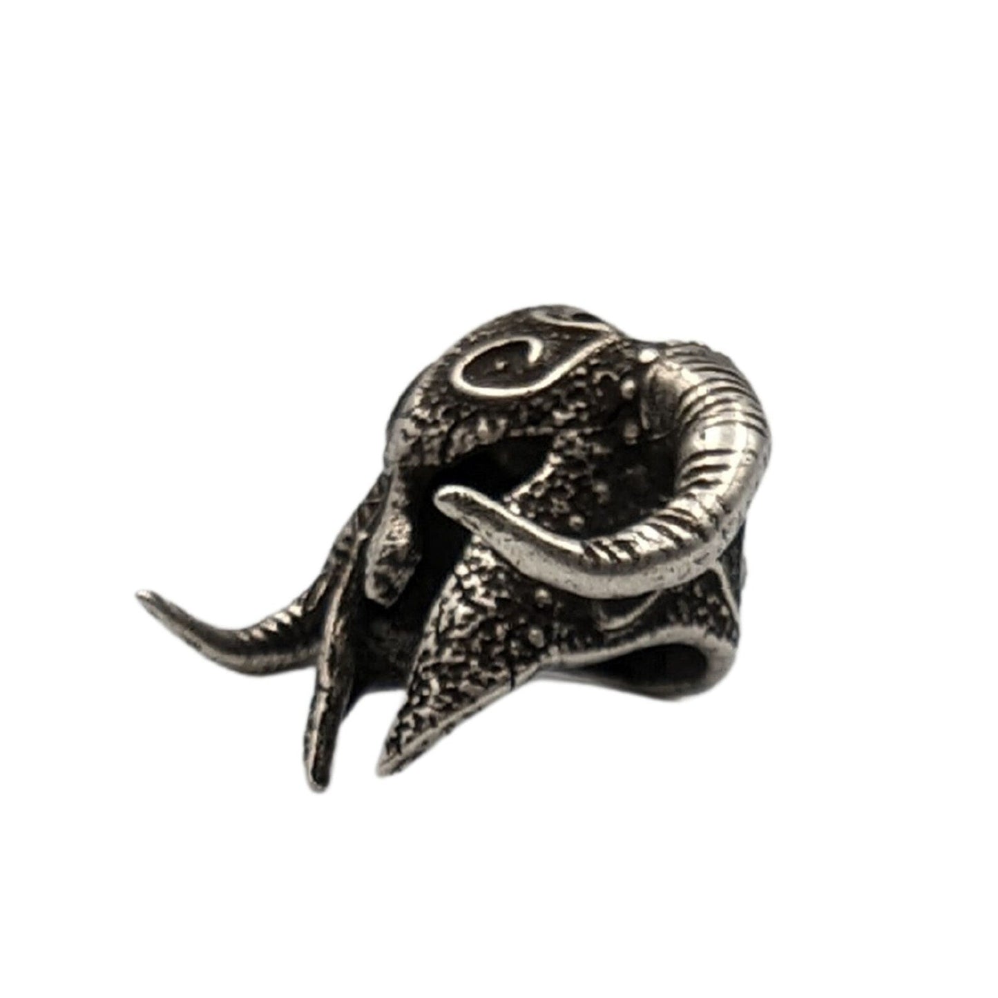 Horned viking helmet paracord bead | Knife lanyard – Viking Accessories | Norse runes & Nordic jewelry