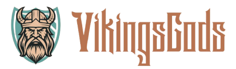 "VikingsGod brand logo – Norse mythology inspired jewelry and accessories"