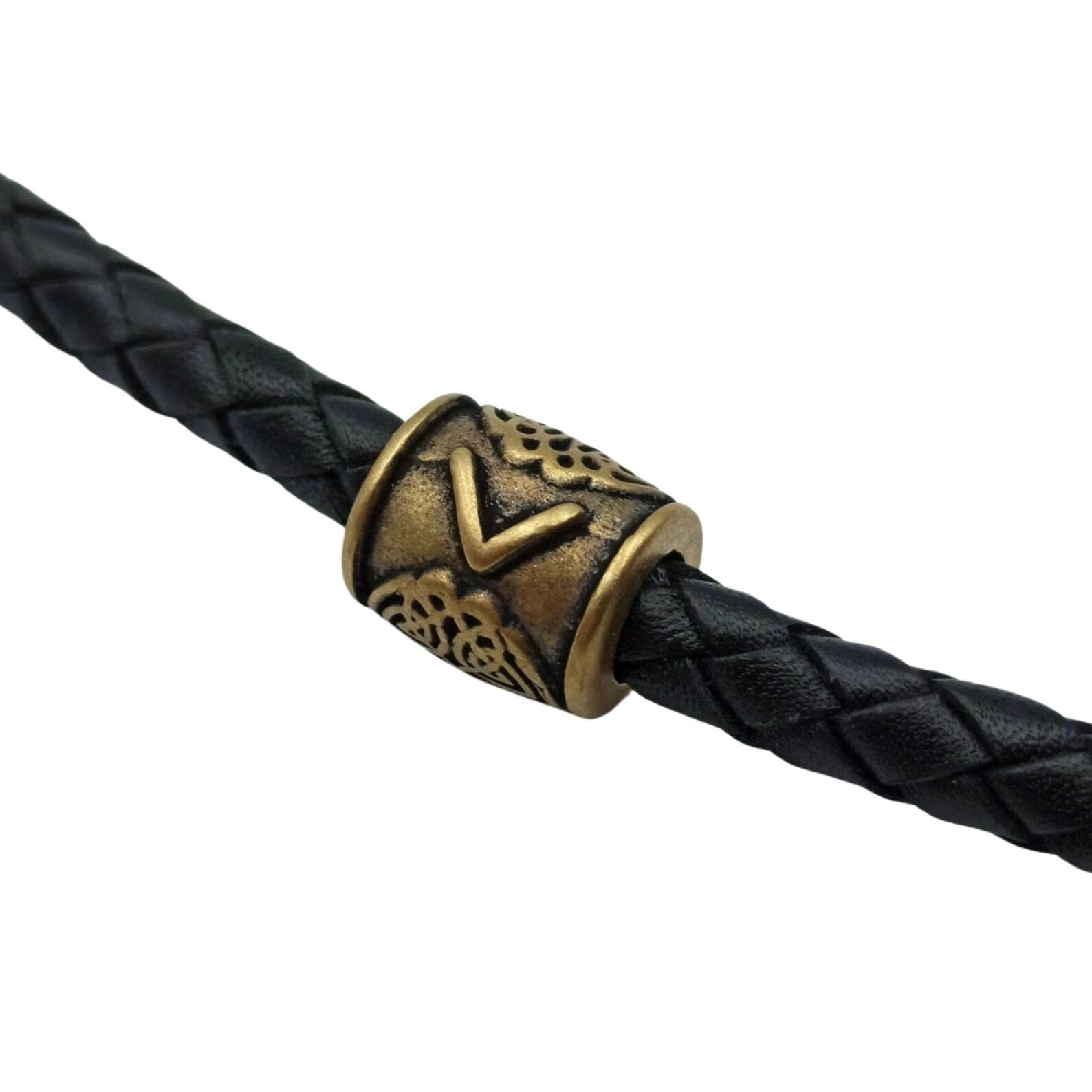 Kenaz rune | Viking bead | Norse lanyard Knife beads – Viking Accessories | Norse runes & Nordic jewelry