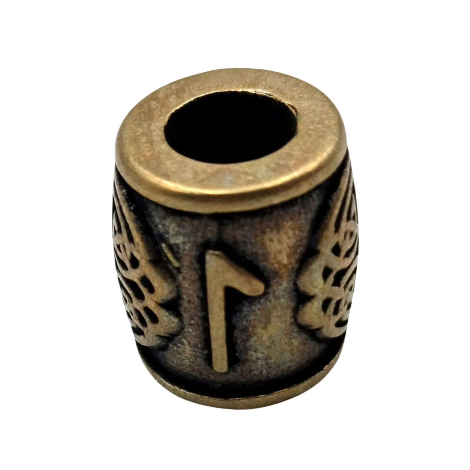 Laguz rune | Viking bead | Norse lanyard Knife beads – Viking Accessories | Norse runes & Nordic jewelry