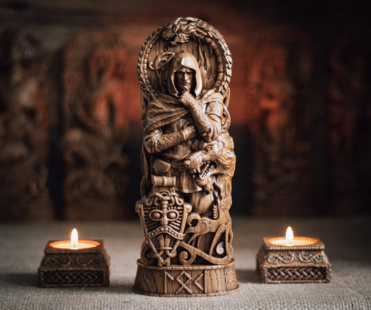 Loki, Wood, Norse pantheon, viking pagan – Viking | Norse runes & Nordic jewelry