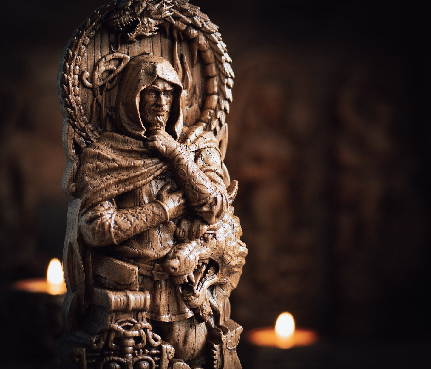 Loki, Wood, Norse pantheon, viking pagan – Viking | Norse runes & Nordic jewelry