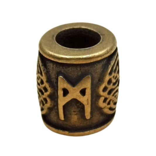 Mannaz rune | viking runes beads | knife lanyard bead – Viking Accessories | Norse runes & Nordic jewelry