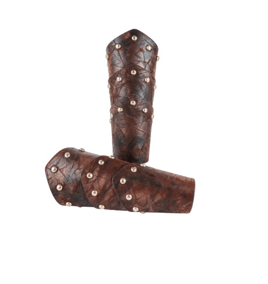 Medieval Viking Leather Bracer Steampunk LARP Arm Armor – Viking Accessories | Norse runes & Nordic jewelry
