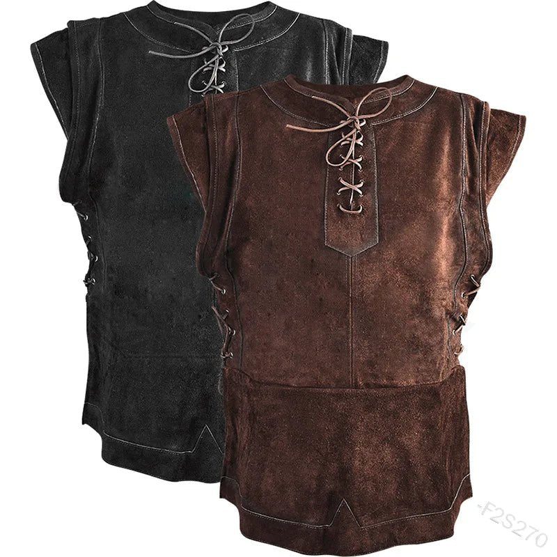 Medieval Warrior Battle Vest – Viking fashion | Norse runes & Nordic jewelry