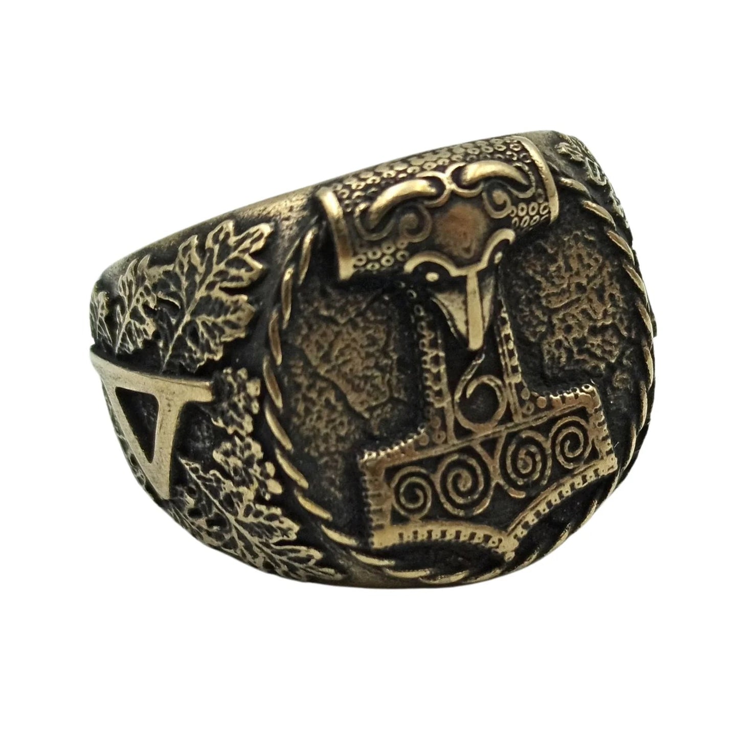Mjolnir Signet ring | Thurisaz rune | Norse Viking mens Jewelry – Viking jewerly | Norse runes & Nordic jewelry