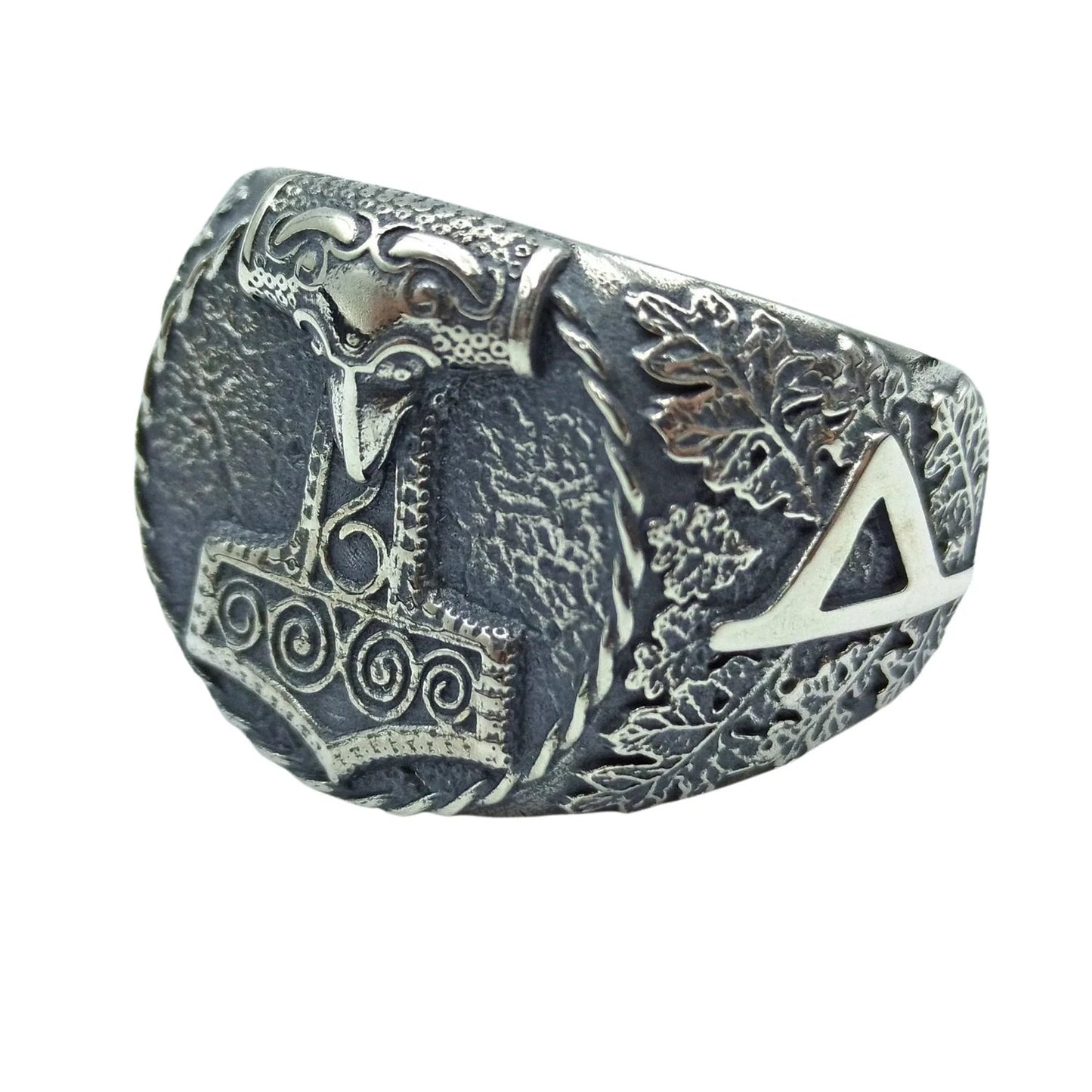 Mjolnir Signet ring | Thurisaz rune | Norse Viking mens Jewelry – Viking jewerly | Norse runes & Nordic jewelry