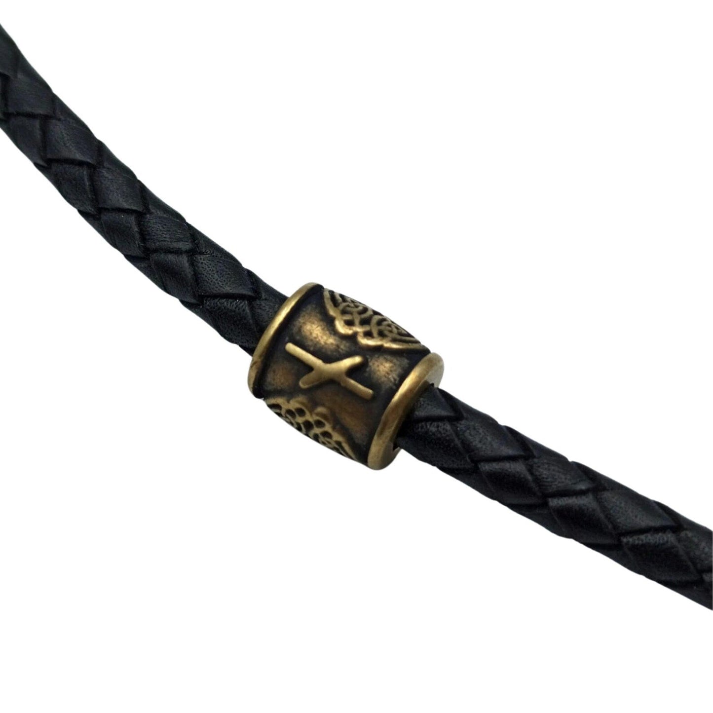Nauthiz rune | Viking beads | Norse Knife lanyard bead – Viking Accessories | Norse runes & Nordic jewelry