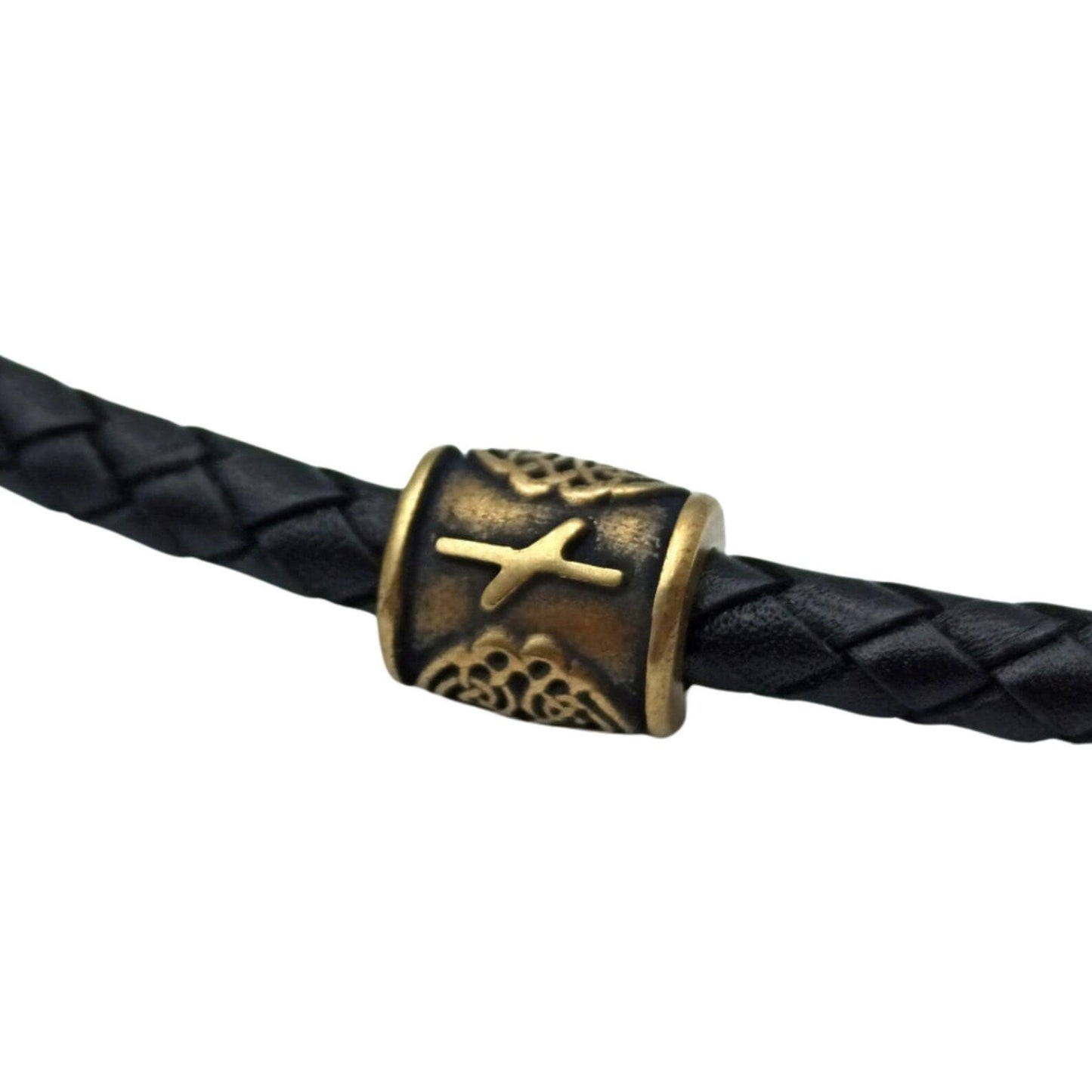 Nauthiz rune | Viking beads | Norse Knife lanyard bead – Viking Accessories | Norse runes & Nordic jewelry
