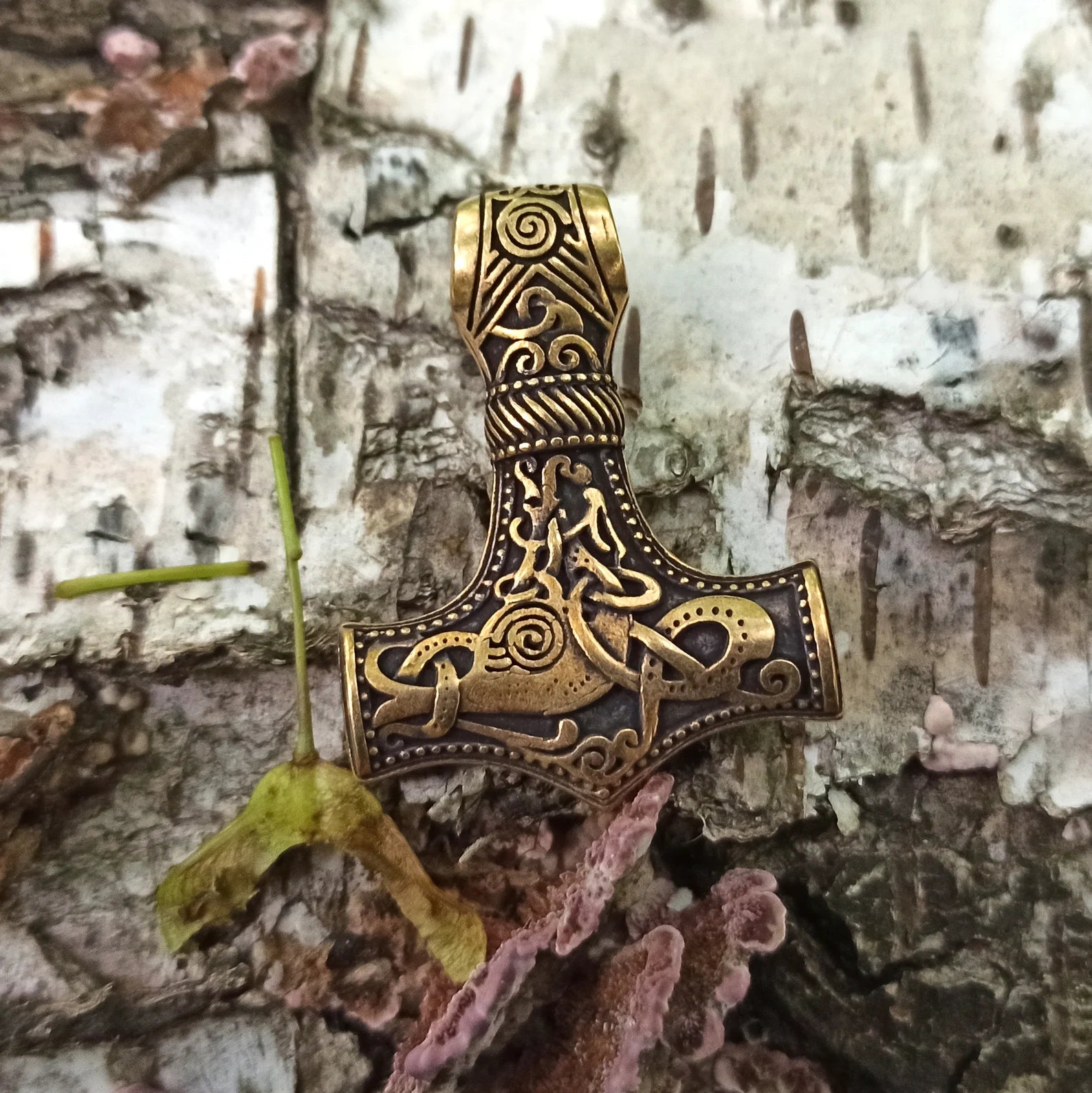 Norse Mjolnir pendant | Viking necklace | Thor's hammer – Viking Accessories | Norse runes & Nordic jewelry