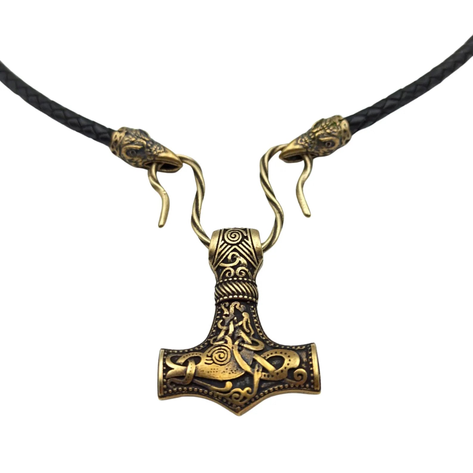 Norse Mjolnir pendant | Viking necklace | Thor's hammer – Viking Accessories | Norse runes & Nordic jewelry