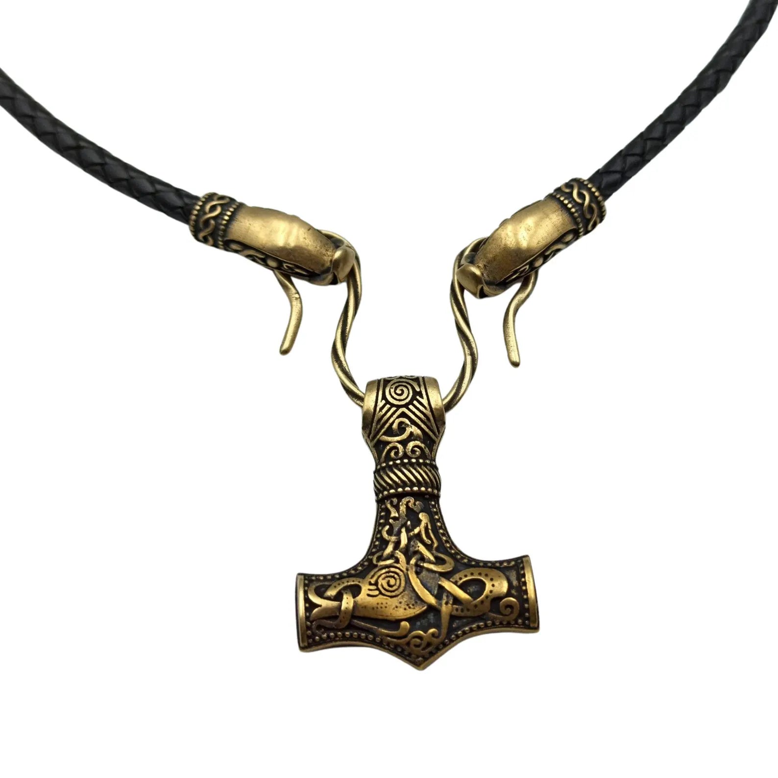 Norse Mjolnir pendant | Viking necklace | Thor's hammer – Viking Accessories | Norse runes & Nordic jewelry
