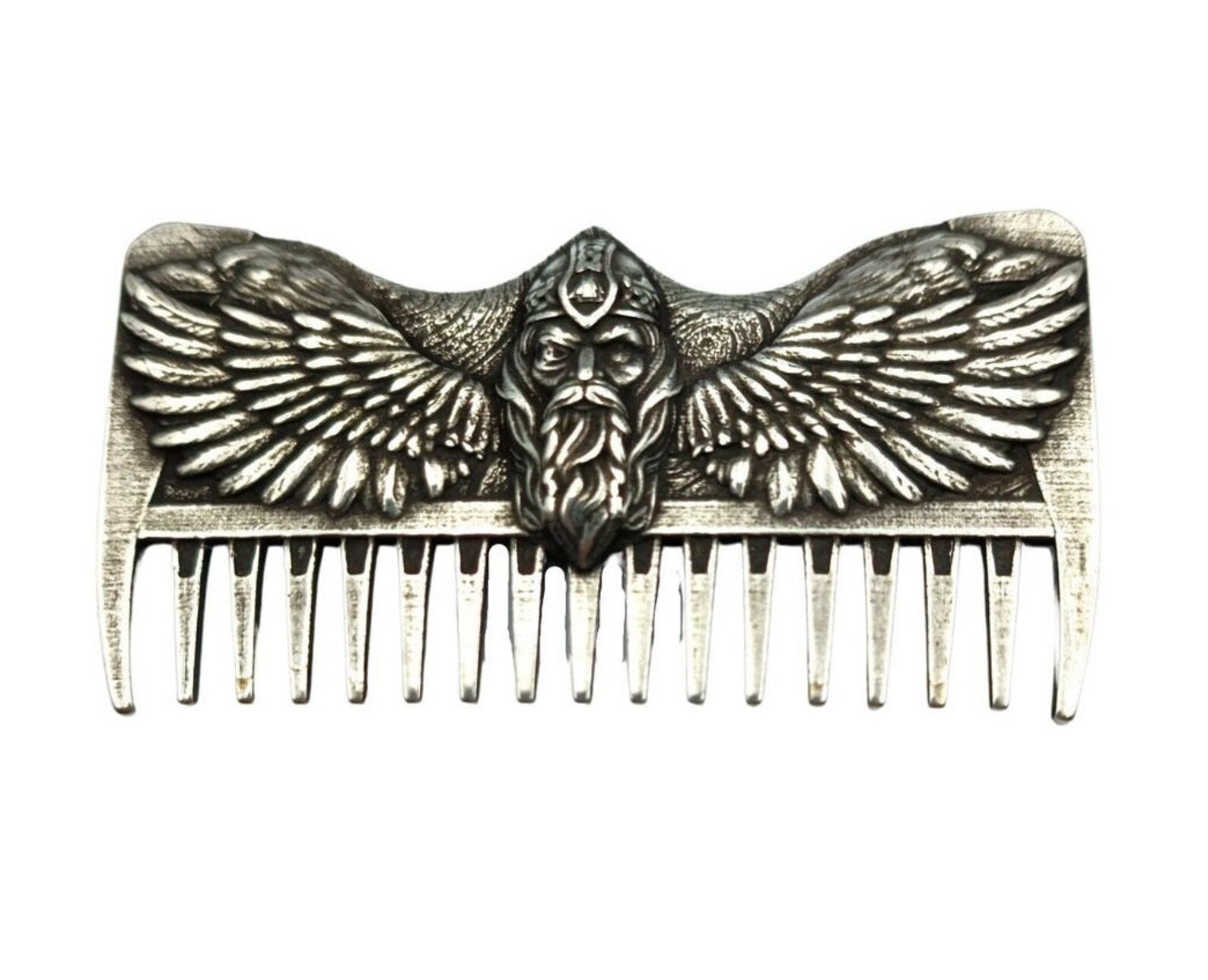 Odin carving viking beard comb | mustache care | gifts for men – Viking Accessories | Norse runes & Nordic jewelry