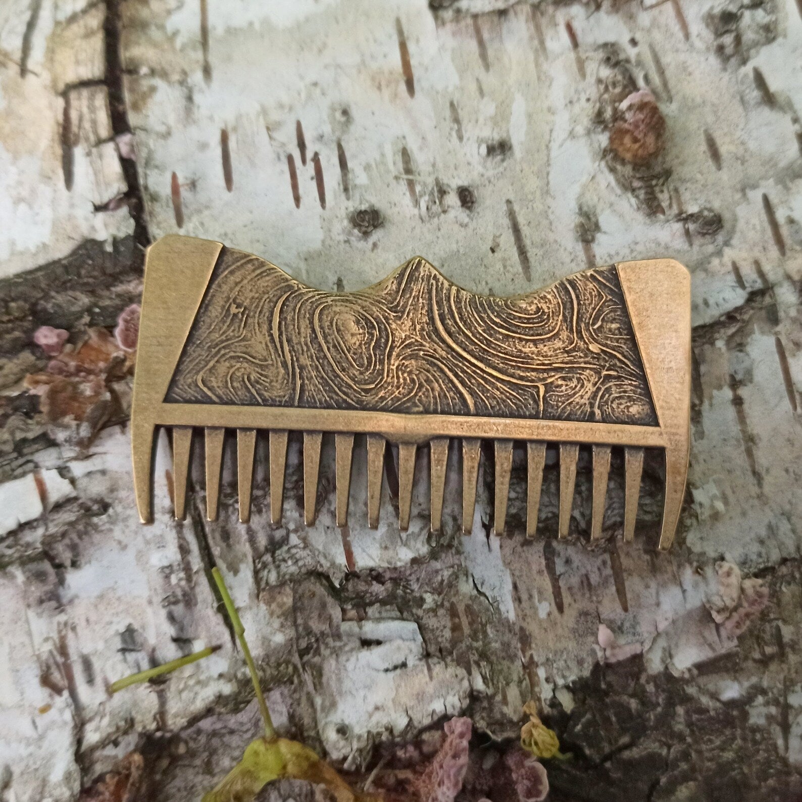 Odin carving viking beard comb | mustache care | gifts for men – Viking Accessories | Norse runes & Nordic jewelry