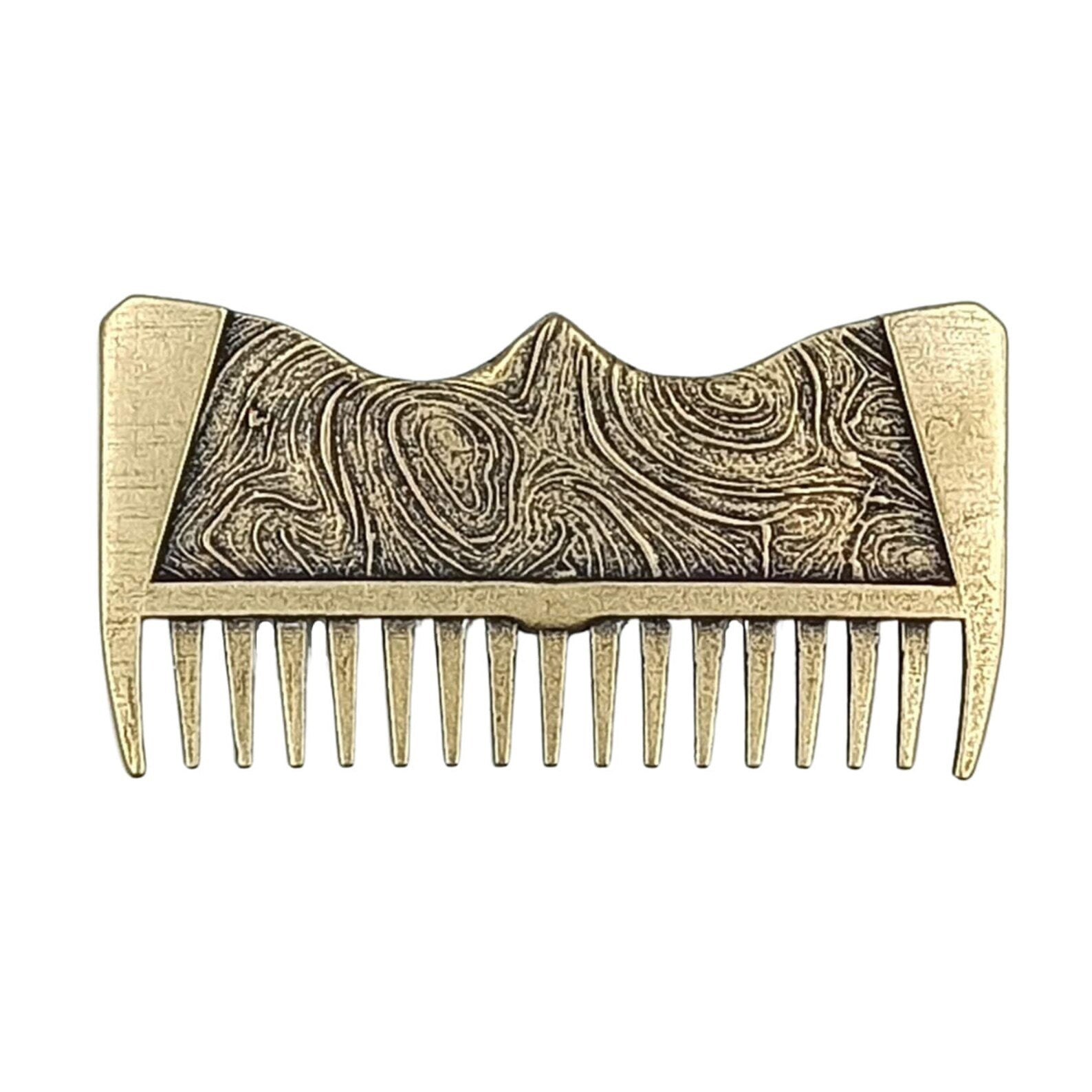 Odin carving viking beard comb | mustache care | gifts for men – Viking Accessories | Norse runes & Nordic jewelry