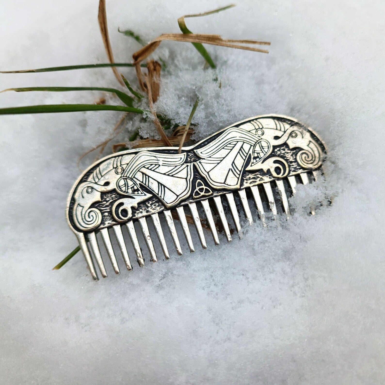 Odin norse raven viking comb | nordic gift beard care – Viking Accessories | Norse runes & Nordic jewelry