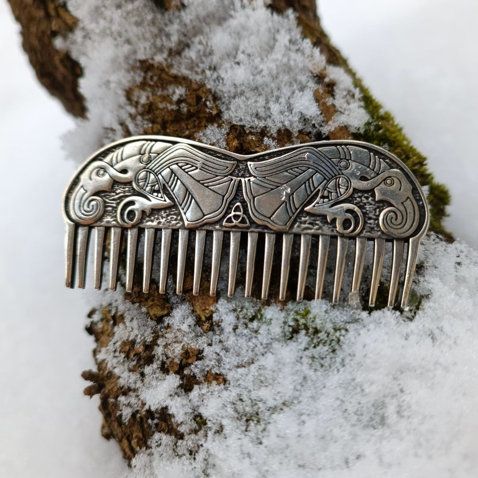 Odin norse raven viking comb | nordic gift beard care – Viking Accessories | Norse runes & Nordic jewelry