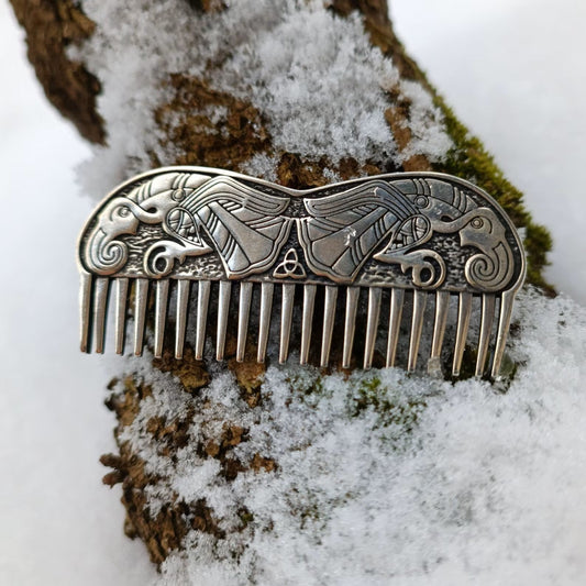 Odin norse raven viking comb | nordic gift beard care – Viking Accessories | Norse runes & Nordic jewelry
