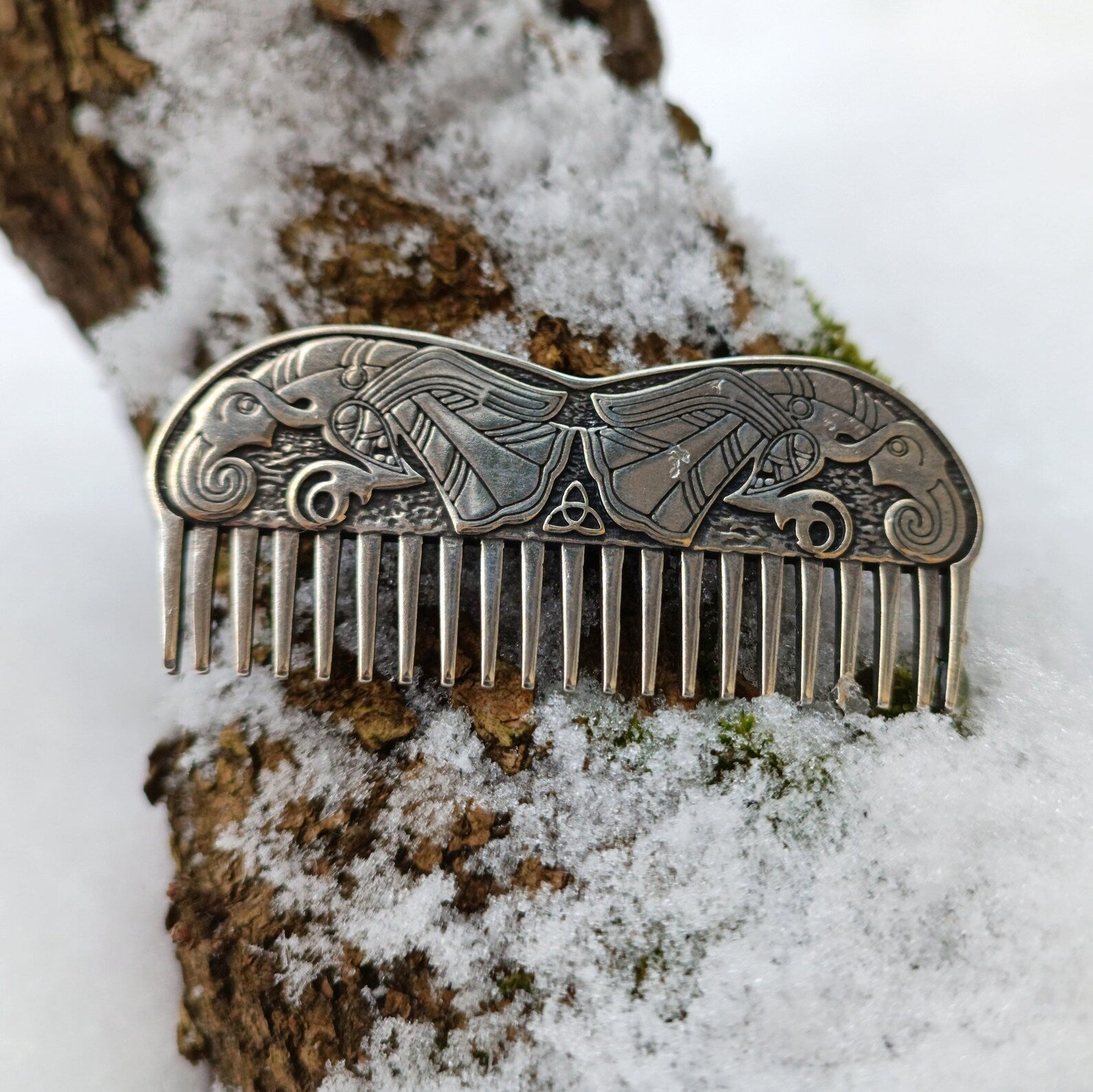 Odin norse raven viking comb | nordic gift beard care – Viking Accessories | Norse runes & Nordic jewelry