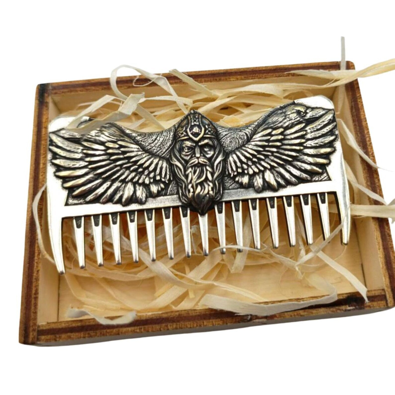 Odin viking comb | norse pagan gifts | nordic beard care – Viking Accessories | Norse runes & Nordic jewelry