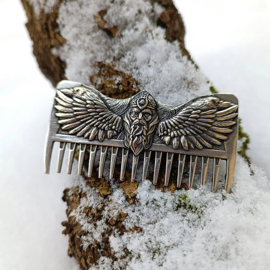 Odin viking comb | norse pagan gifts | nordic beard care – Viking Accessories | Norse runes & Nordic jewelry