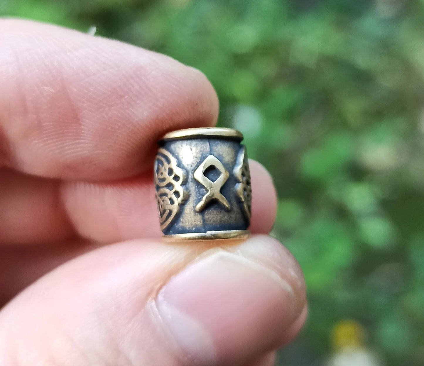 Othala Rune Bead | Elder Futhark Rune Beads | Viking Knife Lanyard Jewelry – Viking Accessories | Norse runes & Nordic jewelry