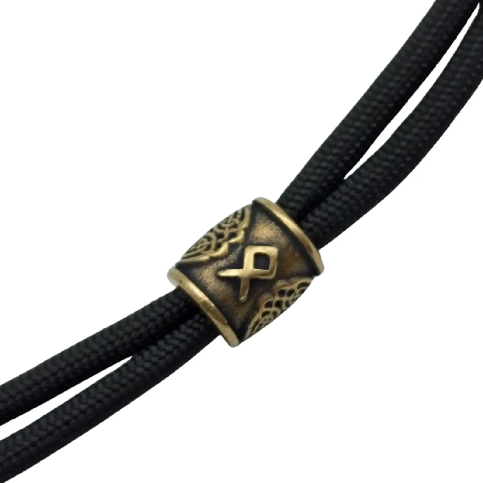 Othala Rune Bead | Elder Futhark Rune Beads | Viking Knife Lanyard Jewelry – Viking Accessories | Norse runes & Nordic jewelry