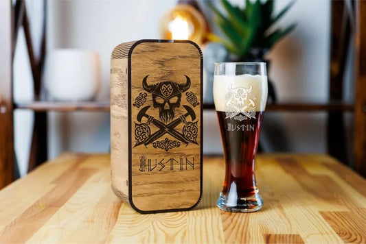 Personalized beer gift set Norse mythology – Viking Accessories | Norse runes & Nordic jewelry