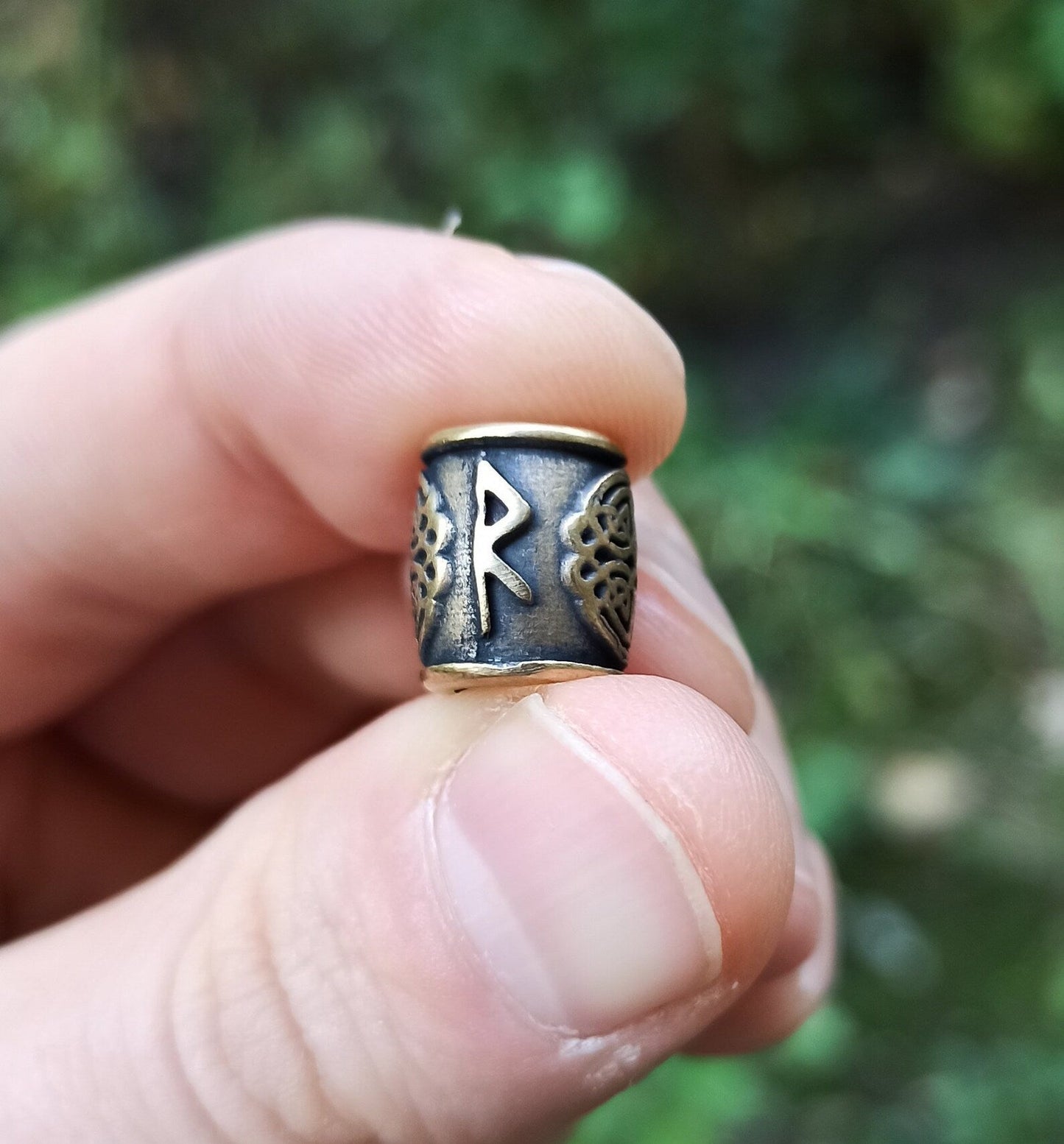 Raido rune | Viking beads | Norse Knife lanyard bead – Viking Accessories | Norse runes & Nordic jewelry