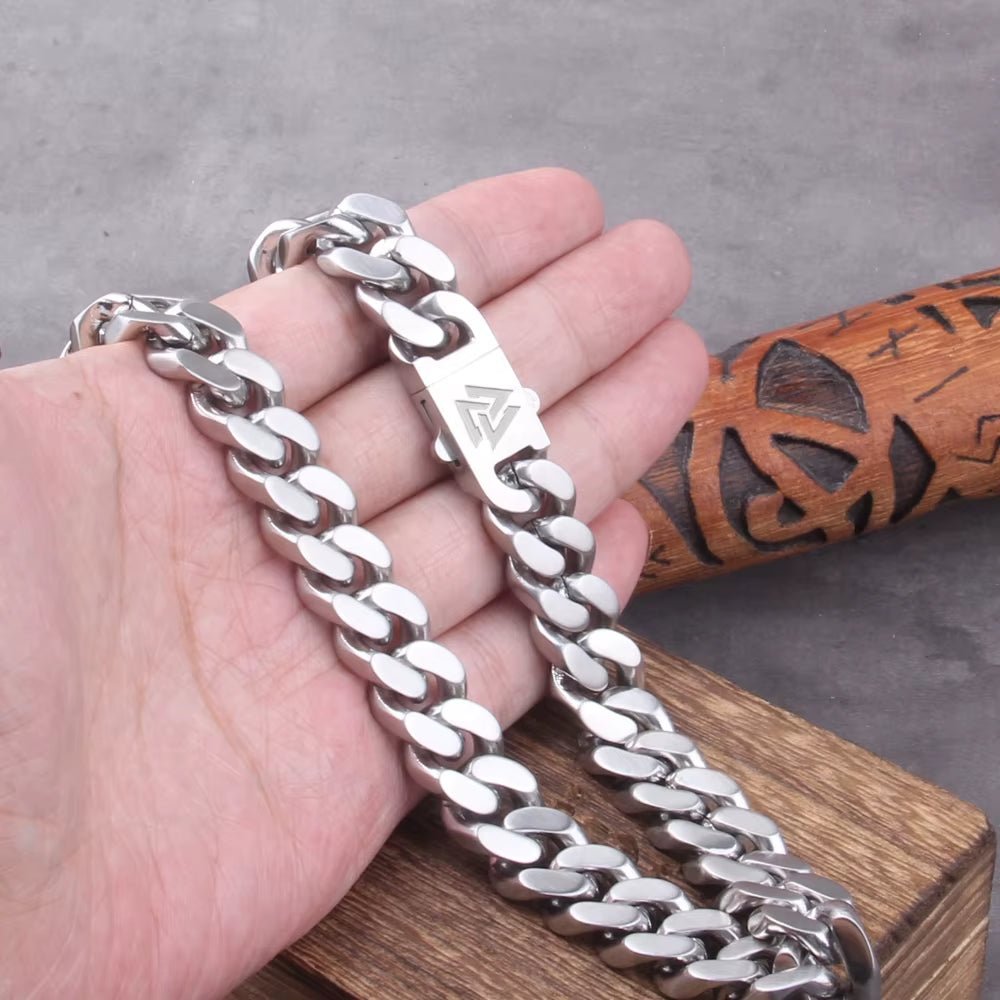 Stainless Steel Viking Ouroboros Necklace Men'S Punk Gothic Snake Necklace Fashion Biker Vintage Charm Jewelry Gift Wholesale – Viking | Norse runes & Nordic jewelry