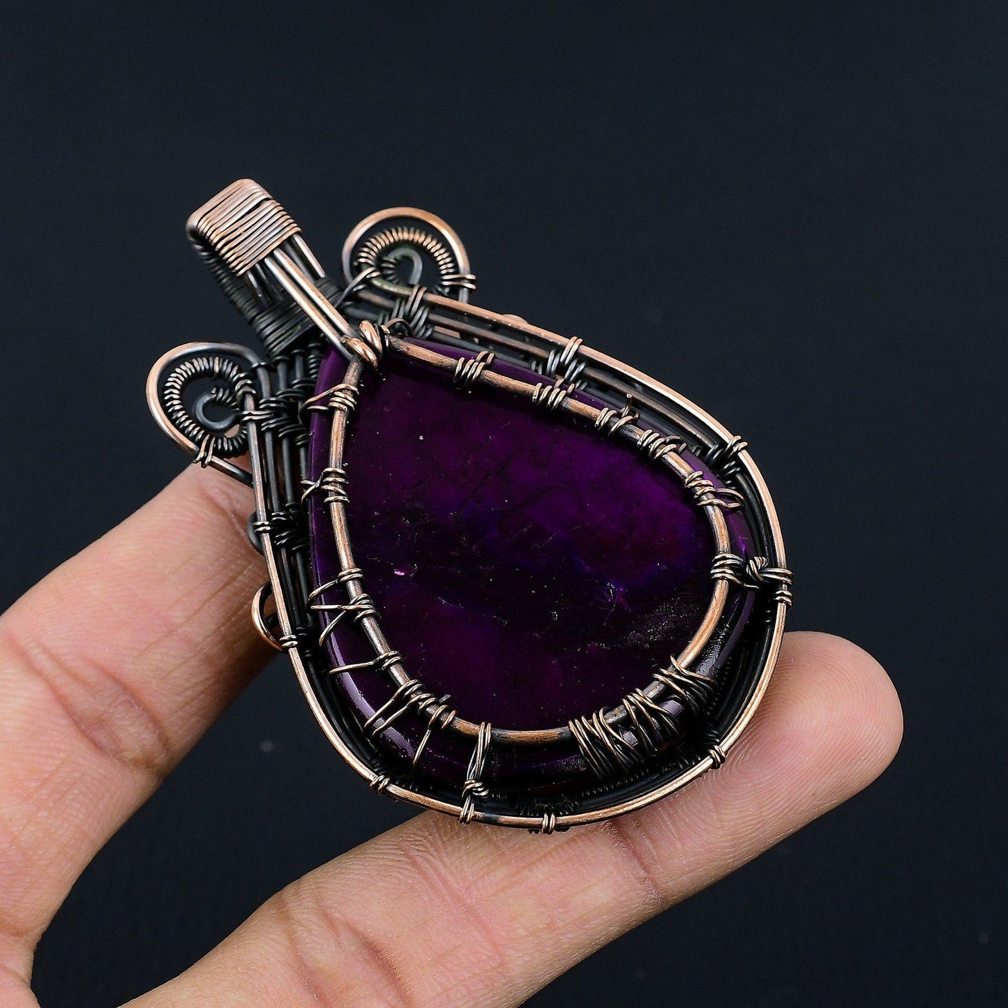 Tree Of Life Purple Fire Labradorite Pendant Copper Wire Wrapped Pendant Copper Jewelry Handmade Pendant Handmade Gift Labradorite Jewelry β Viking jewerly | Norse runes & Nordic jewelry