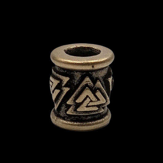 Valknut paracord bead edc beads dread norse jewelry – Viking Accessories | Norse runes & Nordic jewelry