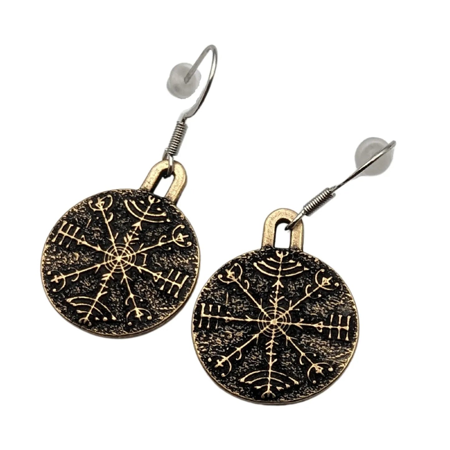 Veldismagn Rune Earrings – Norse Pagan Jewelry, Yule Gift – Viking jewerly | Norse runes & Nordic jewelry